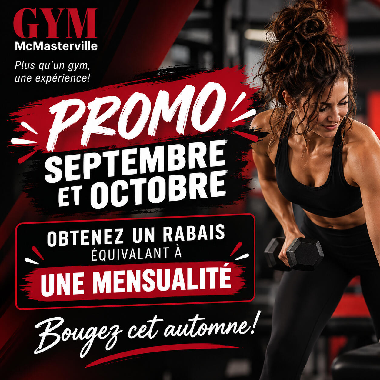 Mélanie, propriétaire du Gym